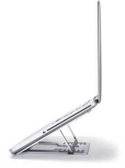 Подставка для ноутбука Buro BU-LS120 238x17x215мм 450г алюминий серебристый - купить недорого с доставкой в интернет-магазине