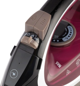 Утюг Vitek VT-8309 2400Вт бордовый/черный - купить недорого с доставкой в интернет-магазине