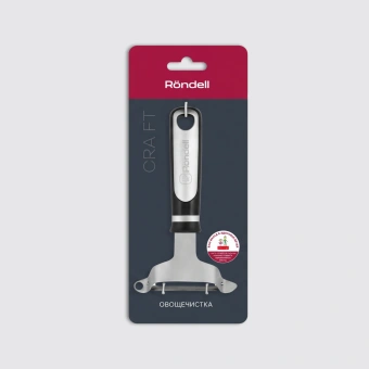 Овощечистка Rondell Craft RD-1874 черный/стальной упак.:картонная подложка - купить недорого с доставкой в интернет-магазине
