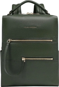 Рюкзак женский Piquadro Patricia CA6771W140/VE зеленый кожа - купить недорого с доставкой в интернет-магазине
