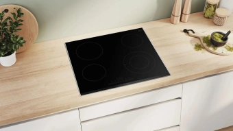 Варочная поверхность Bosch PKF675FP2E черный - купить недорого с доставкой в интернет-магазине