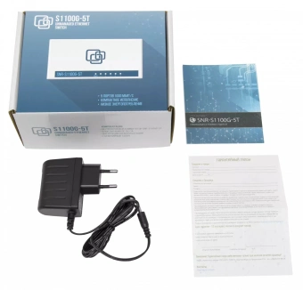 Коммутатор SNR SNR-S1100G-5T (L2) 5x1Гбит/с неуправляемый - купить недорого с доставкой в интернет-магазине
