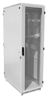 Шкаф коммутационный ЦМО (ШТК-М-42.6.8-44АА) напольный 42U 600x800мм пер.дв.перфор. задн.дв.перфор. 2 бок.пан. 650кг серый - купить недорого с доставкой в интернет-магазине