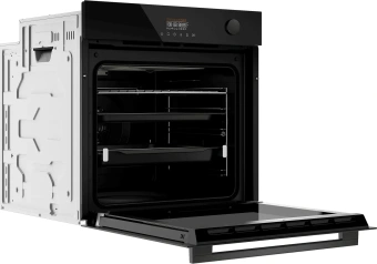 Духовой шкаф Электрический Haier HOQ-F4AAN3GB черный - купить недорого с доставкой в интернет-магазине