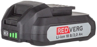 Батарея аккумуляторная RedVerg 730011 18В 2Ач Li-Ion - купить недорого с доставкой в интернет-магазине