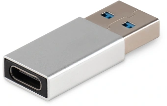 Адаптер Buro ver3.0 USB A(m) USB Type-C (f) (BU-USB3-AM-CF) серебристый - купить недорого с доставкой в интернет-магазине
