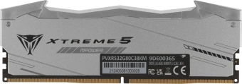 Память DDR5 2x16GB 8000MHz Patriot PVXR532G80C38KM Viper Xtreme 5 RGB RTL Gaming PC5-64000 CL38 DIMM 288-pin 1.45В с радиатором Ret - купить недорого с доставкой в интернет-магазине