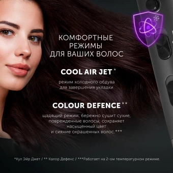 Фен Polaris PHD 2044Ti 1900Вт черный - купить недорого с доставкой в интернет-магазине