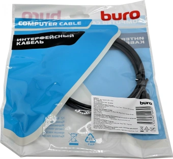 Кабель Buro ver1.4 USB Type-C (m) DisplayPort (m) 1.5м (BU-TYPEC-DP-1.5M) черный - купить недорого с доставкой в интернет-магазине