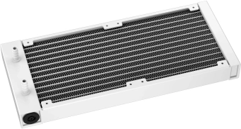 Система водяного охлаждения Deepcool LQ240 Wh ARGB Soc-AM5/AM4/1200/1700/1851 белый 4-pin 38.71dB Al LCD 300W 1530gr Ret (R-LQ240-WHDSMC-G-1) - купить недорого с доставкой в интернет-магазине