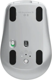 Мышь Logitech MX Anywhere 3S светло-серый оптическая 8000dpi silent беспров. BT/Radio USB для ноутбука 5but (910-006936) - купить недорого с доставкой в интернет-магазине