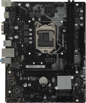 Материнская плата Biostar H510MHP 4.0 Soc-1200 Intel H470 2xDDR4 mATX AC`97 8ch(7.1) GbLAN+VGA+HDMI - купить недорого с доставкой в интернет-магазине