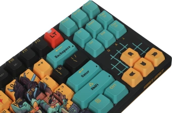 Клавиатура A4Tech AT87 Renegade черный/зеленый USB for gamer LED (AT87) кабель 1.8м - купить недорого с доставкой в интернет-магазине