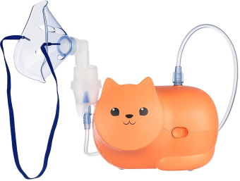 Ингалятор Omron Neko Kat (MRU) компрессорный стационарный оранжевый - купить недорого с доставкой в интернет-магазине
