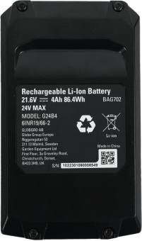 Углошлифовальная машина Greenworks GD24AGK4 10500об/мин рез.шпин.:M14 d=125мм (3200207UB) - купить недорого с доставкой в интернет-магазине