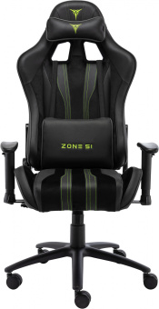 Кресло игровое Zone 51 Gravity экокожа/ткань с подголов. крестов. сталь - купить недорого с доставкой в интернет-магазине