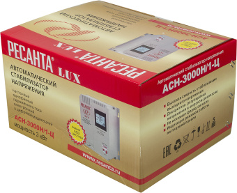 Стабилизатор напряжения Ресанта АСН-3000Н/1-Ц 3кВА однофазный серый (63/6/21) - купить недорого с доставкой в интернет-магазине
