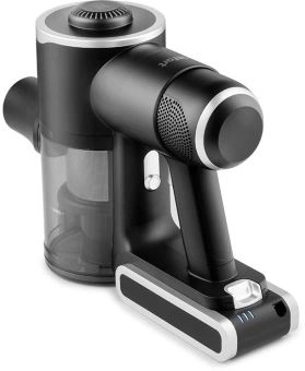 Пылесос ручной Kitfort КТ-5123 350Вт черный/серебристый - купить недорого с доставкой в интернет-магазине