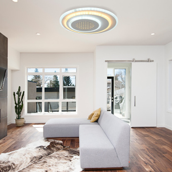 Светильник Hiper Galaxy наст.-потол. 4000K цв.св.:белый нейтральный белый (H812-2) - купить недорого с доставкой в интернет-магазине