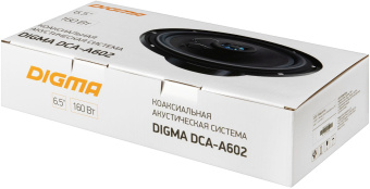 Колонки автомобильные Digma DCA-A602 (без решетки) 160Вт 90дБ 4Ом 16.5см (6 1/2дюйм) (ком.:2кол.) коаксиальные двухполосные - купить недорого с доставкой в интернет-магазине
