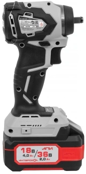 Гайковерт Интерскол ГАУ-250/36ВЭ аккум. патрон:квад.3/8" (кейс в комплекте) (863.2.2.70) - купить недорого с доставкой в интернет-магазине