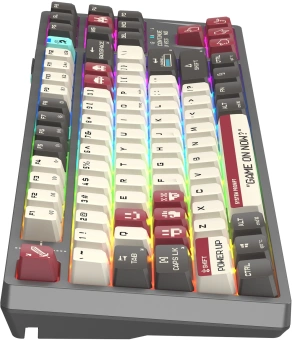 Клавиатура A4Tech Bloody WS87 механическая серый/красный USB for gamer LED (WS87) - цена, купить или заказать с доставкой в интернет-магазине Клавиатура A4Tech Bloody WS87 механическая серый/красный USB for gamer LED (WS87) - купить недорого с доставкой в интернет-магазине