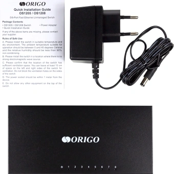 Коммутатор Origo OS1208 OS1208/A1A 8x100Мбит/с неуправляемый - цена, купить или заказать с доставкой в интернет-магазине Коммутатор Origo OS1208 OS1208/A1A 8x100Мбит/с неуправляемый - купить недорого с доставкой в интернет-магазине