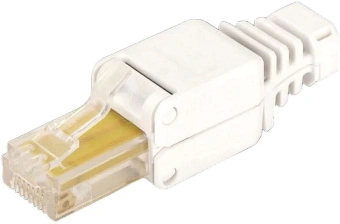 Коннектор Lanmaster полевой (LAN-TMP-S5E) FTP кат.5E RJ45 белый (упак.:1шт) - купить недорого с доставкой в интернет-магазине