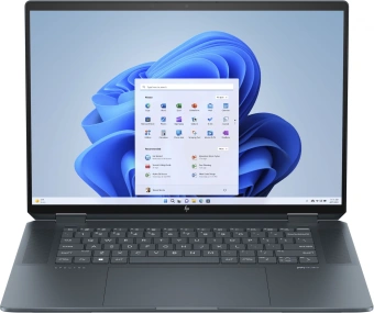 Ноутбук HP Spectre x360 16-aa0002ci Core Ultra 7 155H 32Gb SSD1Tb Intel Arc 16" OLED Touch 2.8K (2880x1800) Windows 11 Home blue WiFi BT Cam (A16KFEA) - купить недорого с доставкой в интернет-магазине
