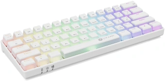Клавиатура Оклик K763W механическая белый USB беспроводная BT/Radio Multimedia for gamer LED (1920562) - купить недорого с доставкой в интернет-магазине