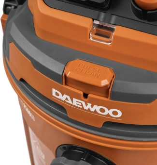 Строительный пылесос Daewoo DAVC 2500SD 1400Вт (уборка: сухая/влажная/выдув/сбор воды) оранжевый - купить недорого с доставкой в интернет-магазине