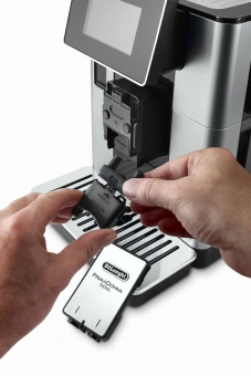 Кофемашина Delonghi Primadonna Soul ECAM610.55.SB 1450Вт черный/серебристый - купить недорого с доставкой в интернет-магазине