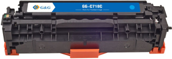 Картридж лазерный G&G GG-C718C голубой (2900стр.) для Canon MF8330i/MF8330/MF8350/LBP7200 - купить недорого с доставкой в интернет-магазине