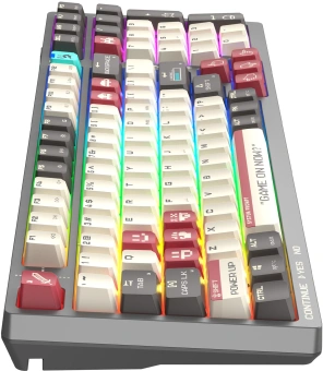 Клавиатура A4Tech Bloody WS98 Pixels Red механическая темно-серый/белый USB беспроводная BT/Radio Multimedia for gamer LED (WS98) - купить недорого с доставкой в интернет-магазине