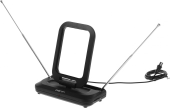 Антенна телевизионная Denn DAA250 35дБ активная черный каб.:1м - купить недорого с доставкой в интернет-магазине