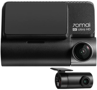 Видеорегистратор 70Mai Dash Cam 4K A810 + Rear Cam Set HDR черный 8Mpix 2160x3840 2160p 150гр. GPS Novatek NT98529 - купить недорого с доставкой в интернет-магазине