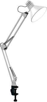 Светильник Gauss GTL001 (GT0011) настольный на струбцине E27 белый 60Вт - купить недорого с доставкой в интернет-магазине