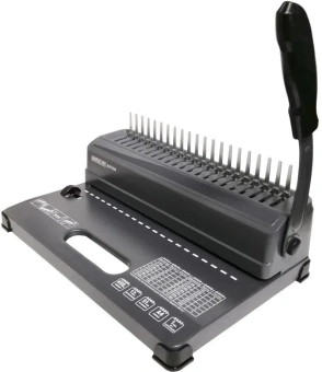 Переплетчик Office Kit B2112N A4/перф.12л.сшив/макс.450л./пластик.пруж. (4.5-51мм) - купить недорого с доставкой в интернет-магазине