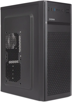 Корпус Digma DCC-MD301 черный без БП ATX 1x80mm 4x120mm 1xUSB2.0 1xUSB3.0 audio - купить недорого с доставкой в интернет-магазине