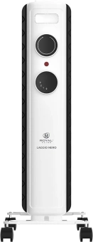 Радиатор масляный Royal Clima Laggio Nero ROR-LN9-2000M 2000Вт белый/серый - купить недорого с доставкой в интернет-магазине