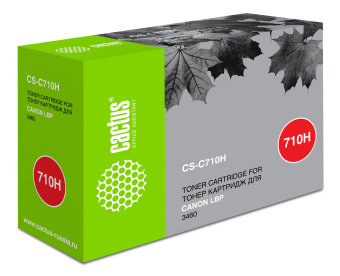 Картридж лазерный Cactus CS-C710H 710H черный (12000стр.) для Canon LBP 3460 - купить недорого с доставкой в интернет-магазине