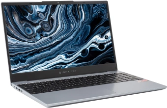 Ноутбук Digma Pro Breve Ryzen 5 Pro 5675U 8Gb SSD512Gb AMD Radeon 15.6" IPS FHD (1920x1080) Windows 11 Professional silver WiFi BT Cam 4500mAh (DN15R5-8DXW06) - купить недорого с доставкой в интернет-магазине