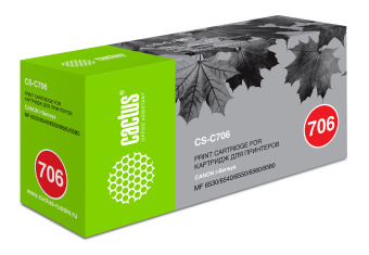 Картридж лазерный Cactus CS-C706 706 черный (5000стр.) для Canon MF6530/6540/6550/6580 - купить недорого с доставкой в интернет-магазине