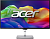 Монитор Acer 31.5" ProCreator PE320QKXsmiiphuzx серебристый QD OLED LED 0.03ms 16:9 HDMI M/M матовая HAS Piv 250cd 178гр/178гр 3840x2160 240Hz DP 4K USB 7.49кг
