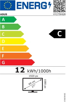 Монитор Asus 27" VY279HGR черный IPS LED 16:9 HDMI матовая 1500:1 250cd 178гр/178гр 1920x1080 120Hz VGA FHD 4.05кг - купить недорого с доставкой в интернет-магазине