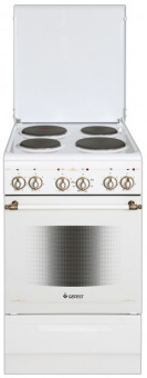 Плита Электрическая Gefest ЭП Н Д 5140-01 0121 белый эмалированный металл (металлическая крышка) - купить недорого с доставкой в интернет-магазине