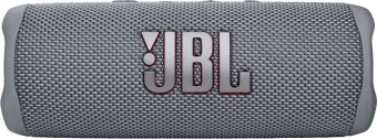 Колонка порт. JBL Flip 6 серый 30W 1.0 BT 10м 4800mAh (JBLFLIP6GREY) - купить недорого с доставкой в интернет-магазине