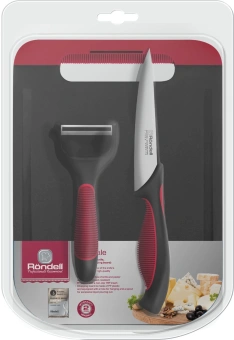 Набор ножей кухон. Rondell RD-1892 компл.:3предм. разд.дос. черный/бордовый блистер - цена, купить или заказать с доставкой в интернет-магазине Набор ножей кухон. Rondell RD-1892 компл.:3предм. разд.дос. черный/бордовый блистер - купить недорого с доставкой в интернет-магазине