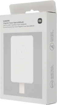Мобильный аккумулятор Xiaomi BHR9074GL 6000mAh Qi 15W 2.4A USB-C беспров.зар. бежевый - купить недорого с доставкой в интернет-магазине