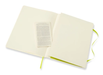 Блокнот Moleskine CLASSIC SOFT QP621C2 XLarge 190х250мм 192стр. линейка мягкая обложка лайм - купить недорого с доставкой в интернет-магазине